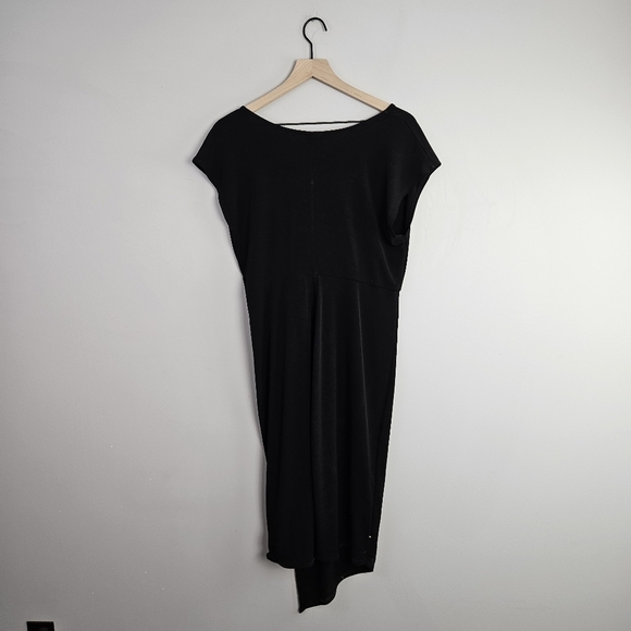 Torrid Black Jersey Knit Knotted Wrap Dress 0 - Picture 9 of 10